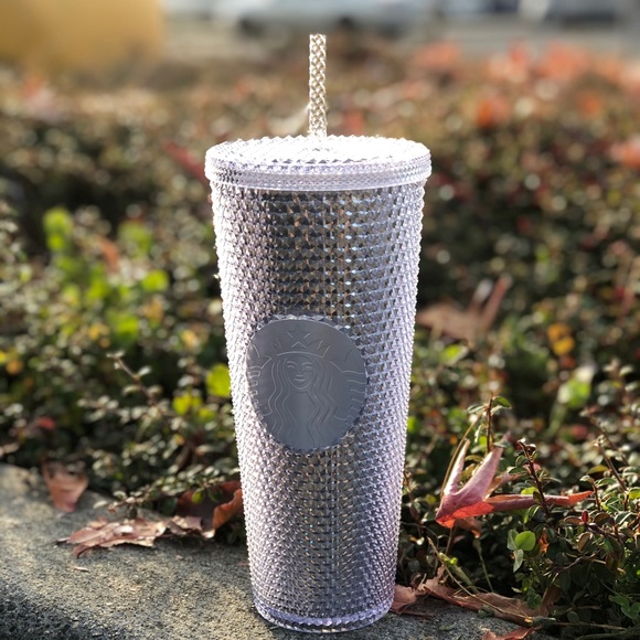 clear studded starbucks cup